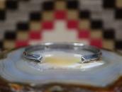 Atq Navajo Arrows Stamped Narrow Trianglewire Cuff  c.1930～