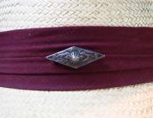 Antique 卍 Stamped Diamond Shape Small Pin Brooch  c.1930