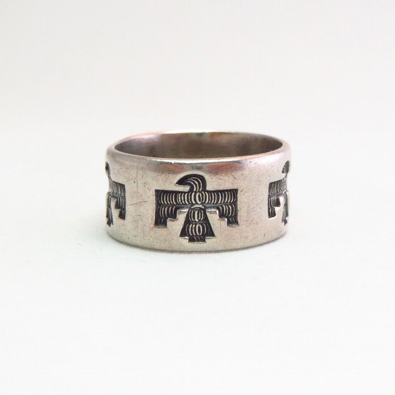 Vintage 【BELL TRADING POST】 Thunderbird Silver Ring  c.1950