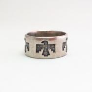Vintage 【BELL TRADING POST】 Thunderbird Silver Ring  c.1950