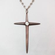 Vintage Hopi Cross Fob Necklace  c.1940～
