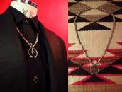 Vintage Bead Necklace with Cast Naja c.1960～