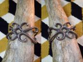 Antique Navajo Casted Silver Small Cuff Bracelet  c.1930～