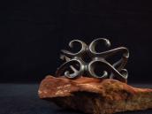 Antique Navajo Casted Silver Small Cuff Bracelet  c.1930～