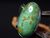 【GARDEN OF THE GODS】Atq Casted CoinSilver Cuff w/TQ  c.1930