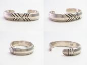 【GARDEN OF THE GODS】Lined Extra Heavy CoinSilver Cuff c.1935