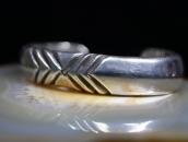 【GARDEN OF THE GODS】Lined Extra Heavy CoinSilver Cuff c.1935