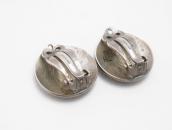 【Hopi Crafts】Vtg Thunderbird Overlay Clipon Earrings c.1960～
