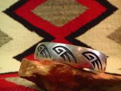 【Bernard Dawahoya】 Bear Track Overlay Cuff Bracelet  c.1975～
