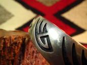 【Bernard Dawahoya】 Bear Track Overlay Cuff Bracelet  c.1975～
