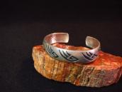 【Bernard Dawahoya】 Bear Track Overlay Cuff Bracelet  c.1975～
