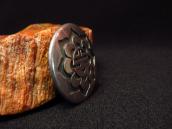 【Billy Ray Hawee】 Vintage Hopi Sun Face Overlay Pin  c.1960～