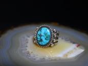 Vintage Navajo Split Shank Men's Ring w/Turquoise c.1950