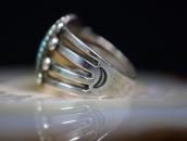 Vintage Navajo Split Shank Men's Ring w/Turquoise c.1950