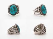 Vintage Navajo Split Shank Men's Ring w/Turquoise c.1950