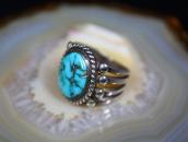 Vintage Navajo Split Shank Men's Ring w/Turquoise c.1950