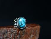 Vintage Navajo Split Shank Men's Ring w/Turquoise c.1950