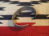 Antique Navajo Stamped Ingot Silver Cuff Bracelet  c.1930～