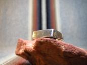 Joe H. Quintana Cochiti OLDPAWN Plain Silver Narrow Ring