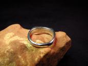 Joe H. Quintana Cochiti OLDPAWN Plain Silver Narrow Ring