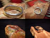 Joe H. Quintana Cochiti OLDPAWN Plain Silver Narrow Ring