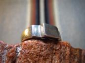 Joe H. Quintana Cochiti OLDPAWN Plain Silver Chiseled Ring