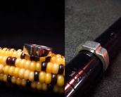 Joe H. Quintana Cochiti OLDPAWN Plain Silver Chiseled Ring