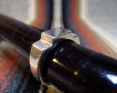 Joe H. Quintana Cochiti OLDPAWN Plain Silver Chiseled Ring