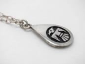 Vintage Hopi Thunderbird Overlay Small Top Necklace c.1965～