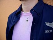 Vintage Hopi Thunderbird Overlay Small Top Necklace c.1965～