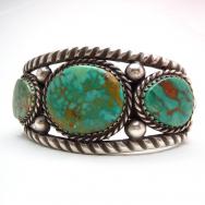 【Austin Wilson】 Heavy Wide Cuff w/3 Royston TQ  c.1950