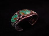 【Austin Wilson】 Heavy Wide Cuff w/3 Royston TQ  c.1950