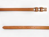 Hand Made Custom Leather Belt 【Narrow Belt Width: ～20mm】