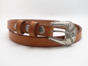 Hand Made Custom Leather Belt 【Narrow Belt Width: ～20mm】