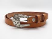 Hand Made Custom Leather Belt 【Narrow Belt Width: ～20mm】