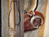 Vintage Casted Naja Necklace w/【JHQ】 Silver Beads  c.1965～