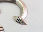 Vintage Casted Naja Necklace w/【JHQ】 Silver Beads  c.1965～