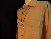 Vintage Casted Naja Necklace w/【JHQ】 Silver Beads  c.1965～