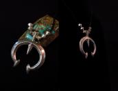 Vintage Casted Naja Necklace w/【JHQ】 Silver Beads  c.1965～