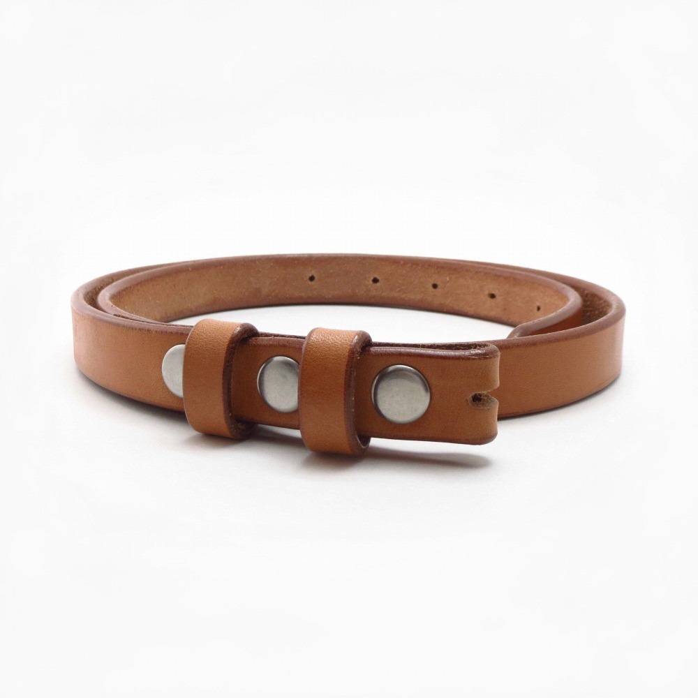 Hand Made Custom Leather Belt 【Narrow Belt Width: ~20mm】