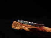 Vintage Stamped Twisted Silver Wire Cuff  c.1940～