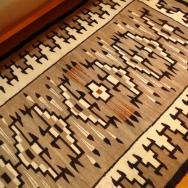 Antique Navajo Two Grey Hills Rug  c.1930  167/103