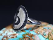 【Bernard Dawahoya】Hopi Hummingbirds Overlay Ring c.1960