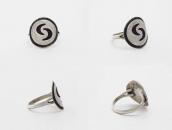 【Bernard Dawahoya】Hopi Hummingbirds Overlay Ring c.1960