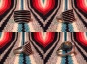 【Leroy Thomas】 Vintage Navajo Tracks style Ring  c.1975～