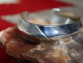 Vintage Navajo/Pueblo Repoused Silver Cuff Bracelet in 1994
