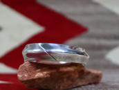 Vintage Navajo/Pueblo Repoused Silver Cuff Bracelet in 1994