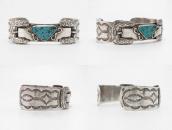 Antique Navajo Belt Buckles Silver Cuff w/Turquoise c.1930～