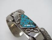 Antique Navajo Belt Buckles Silver Cuff w/Turquoise c.1930～