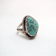 Joe H. Quintana Vintage Splitshank SilverRing w/SpiderWeb TQ